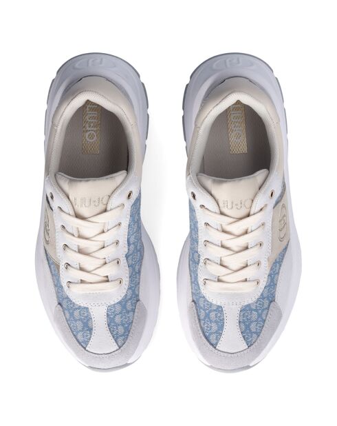 Sneakers Eva en Cuir denim