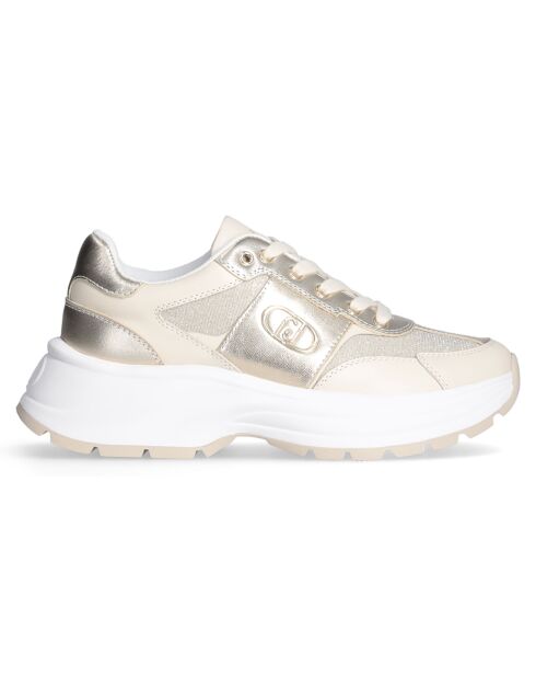 Sneakers Eva en Cuir ivoire