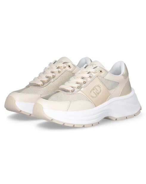 Sneakers Eva en Cuir ivoire