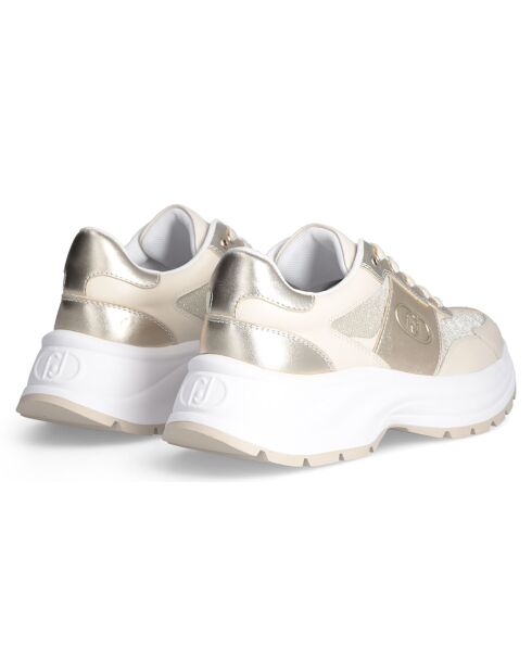 Ivoorkleurige leren sneakers van Eva