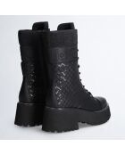 Boots Flair  noires - Talon 5.5 cm