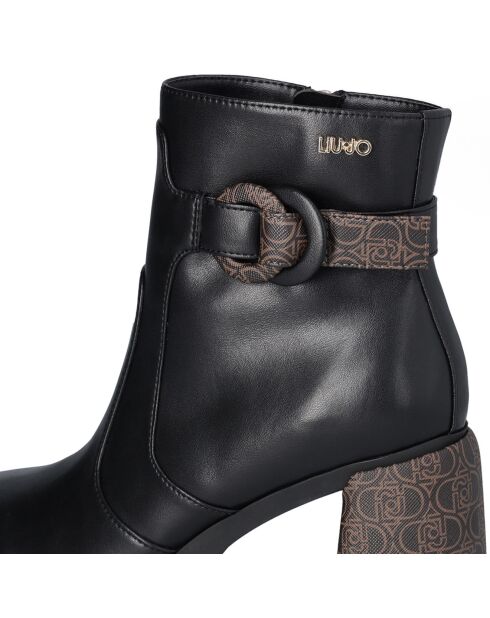 Bottines Grace  noir/marron