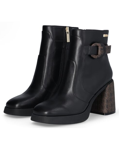 Bottines Grace  noir/marron
