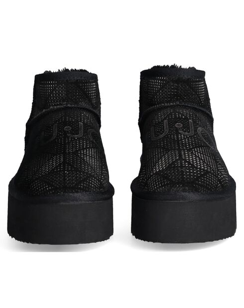 Boots Jane en Cuir noires
