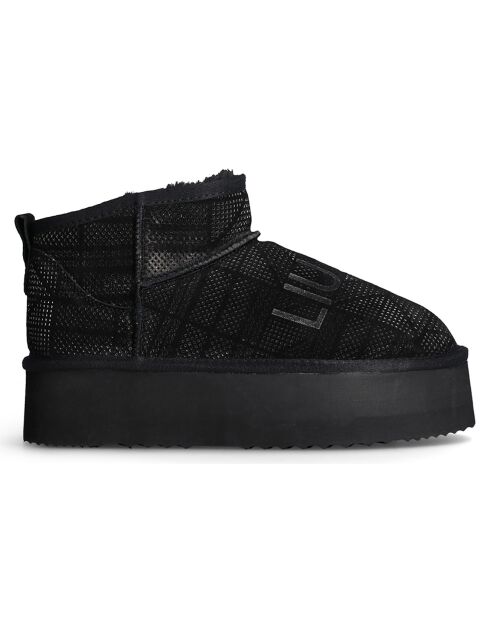 Boots Jane en Cuir noires