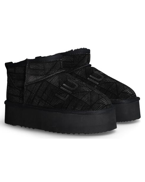 Boots Jane en Cuir noires