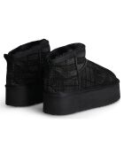 Boots Jane en Cuir noires