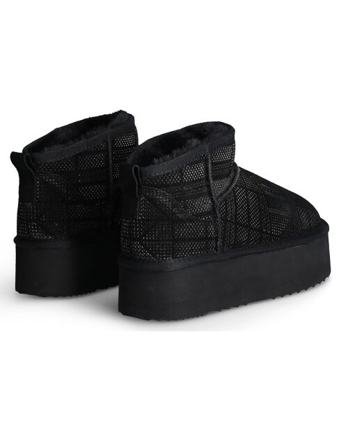 Boots Jane en Cuir noires