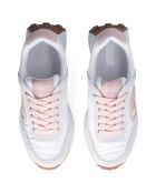 Sneakers Lolo en Cuir roses