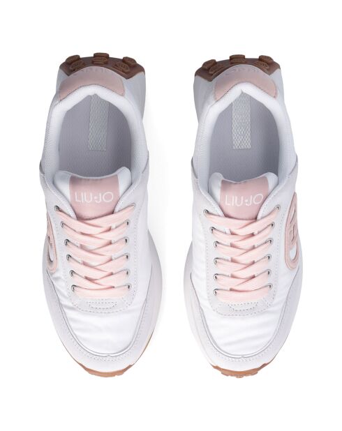 Sneakers Lolo en Cuir roses