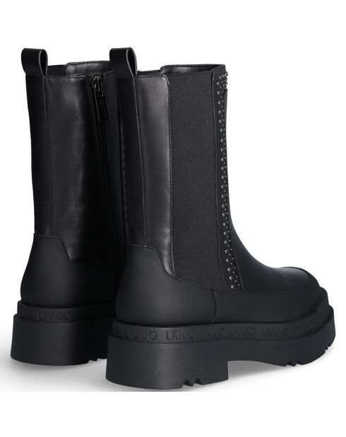 Bottines Love en Cuir noires