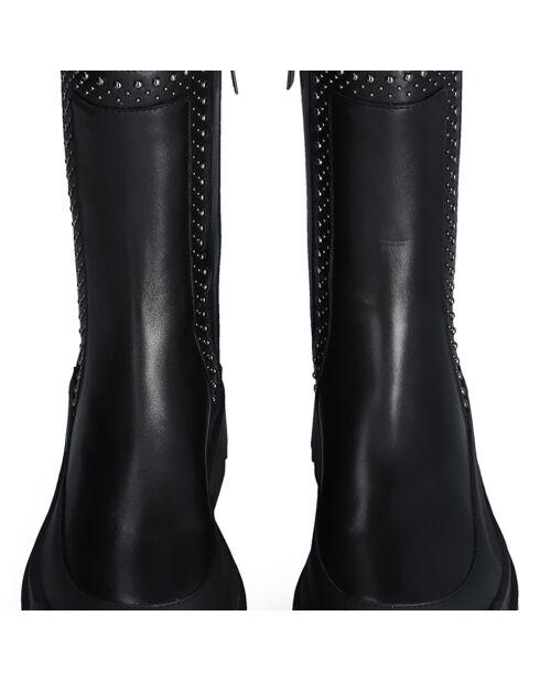 Bottines Love en Cuir noires
