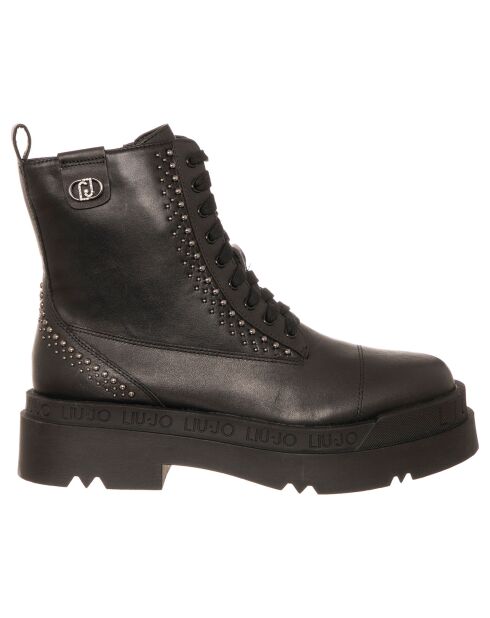 Bottines Love en Cuir noires