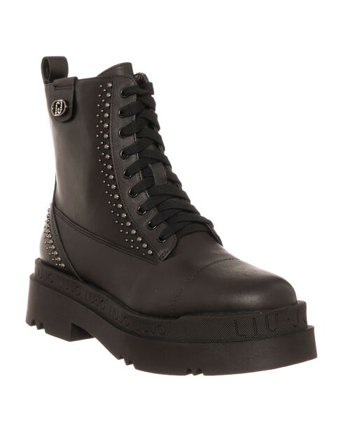 Bottines Love en Cuir noires