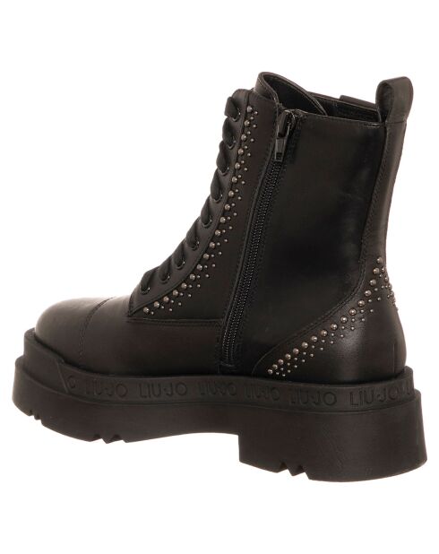 Bottines Love en Cuir noires