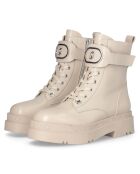 Bottines Love en Cuir beiges