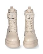 Bottines Love en Cuir beiges