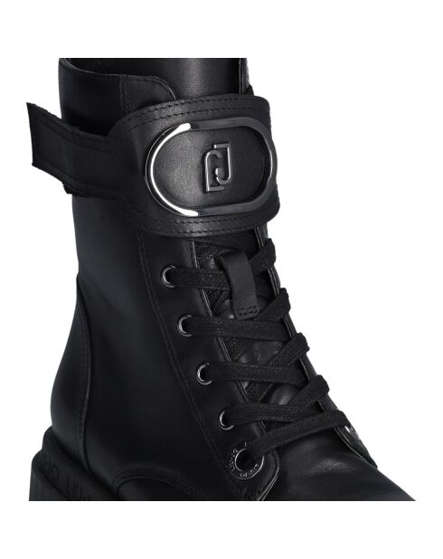 Bottines Love en Cuir noires