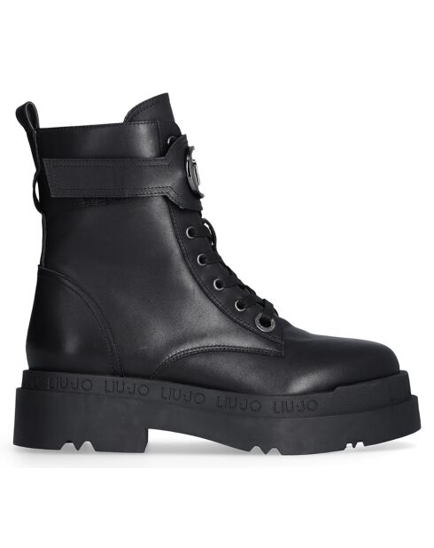 Bottines Love en Cuir noires