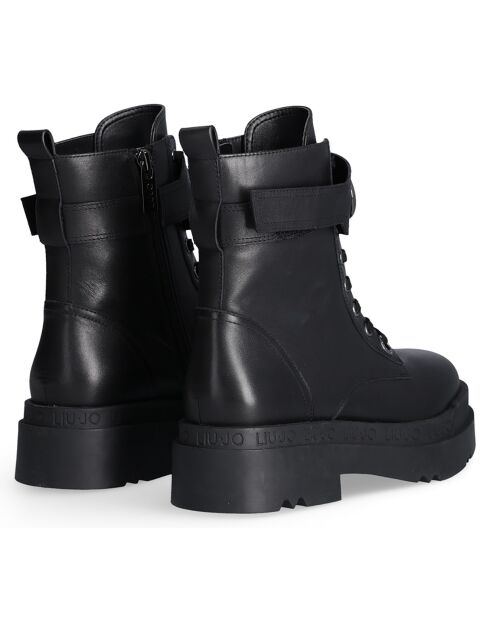 Bottines Love en Cuir noires