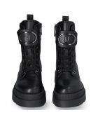 Bottines Love en Cuir noires