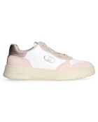 Sneakers Me en Cuir peche