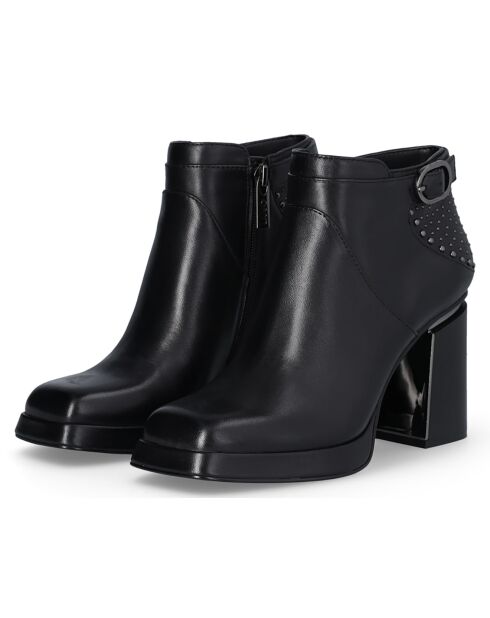 Bottines Nana en Cuir noires