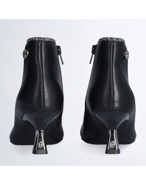 Bottines Sandie en Cuir noires