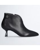 Bottines Sandie en Cuir noires