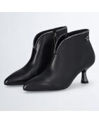 Bottines Sandie en Cuir noires