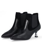 Bottines Sandie en Cuir noires