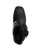 Bottines Sara en Cuir noires