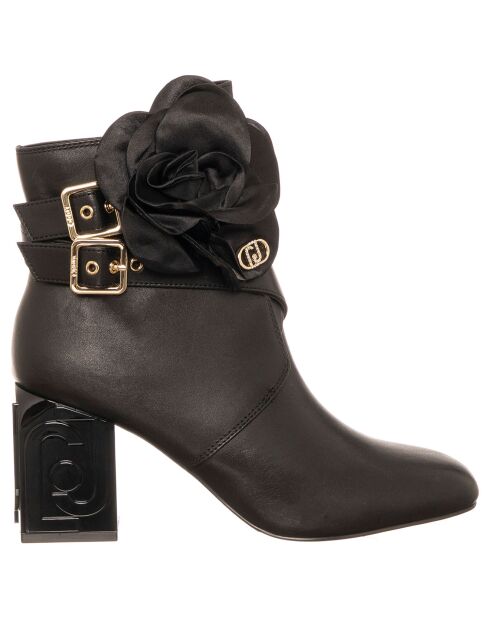 Bottines Sara en Cuir noires