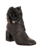 Bottines Sara en Cuir noires
