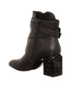 Bottines Sara en Cuir noires