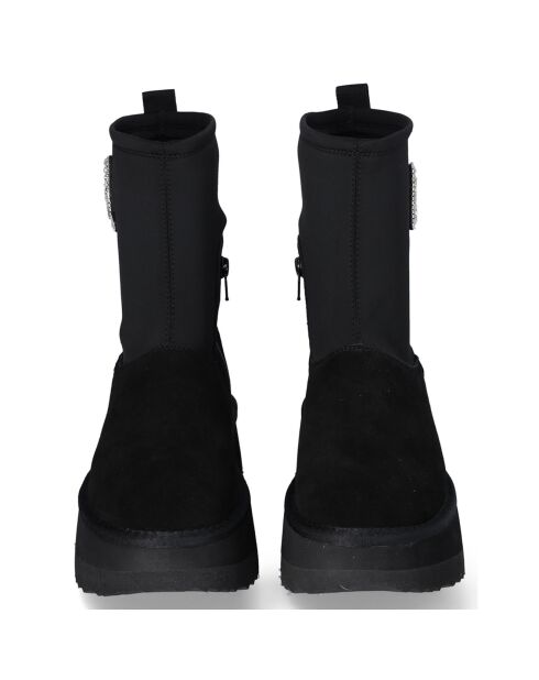 Boots Tia en Cuir noires