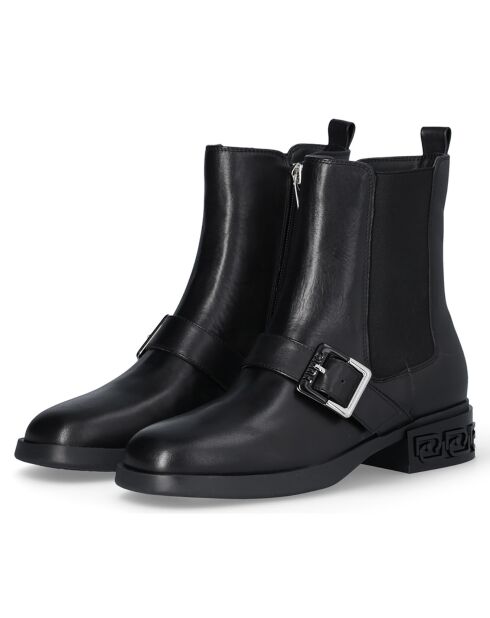 Bottes Yogi en Cuir noires