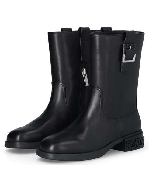 Bottines Yogi en Cuir noires