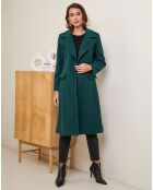 Manteau Leila vert foncé