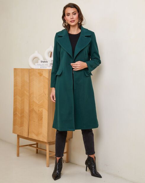 Manteau Leila vert foncé