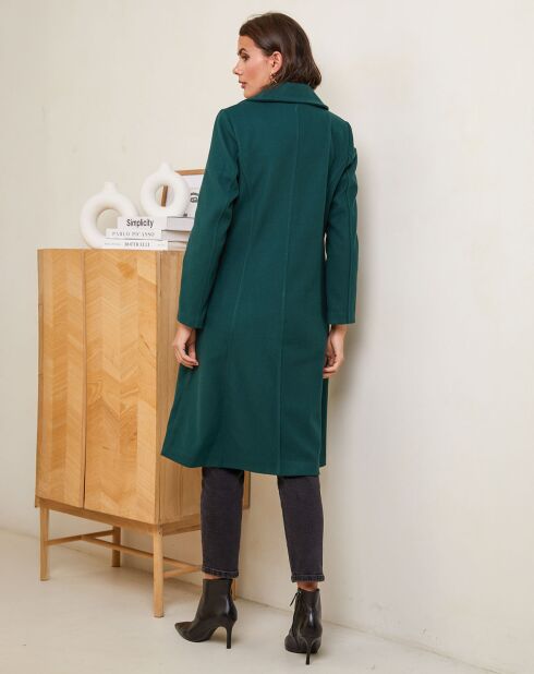 Manteau Leila vert foncé