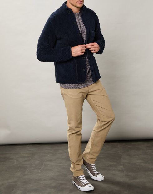 Veste en Fausse fourrure Jason marine