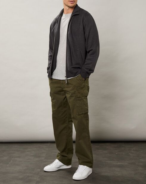 Sweat zippé Track Zip charcoal