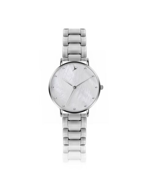 Montre en Acier argentée