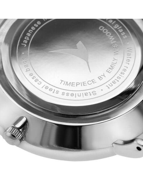 Montre en Acier argentée