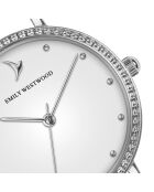 Montre en Acier mesh argentée