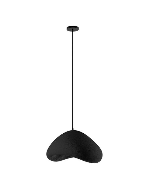 Lampada a sospensione Wabi Sabi Quiet Current nera - 14x3 cm
