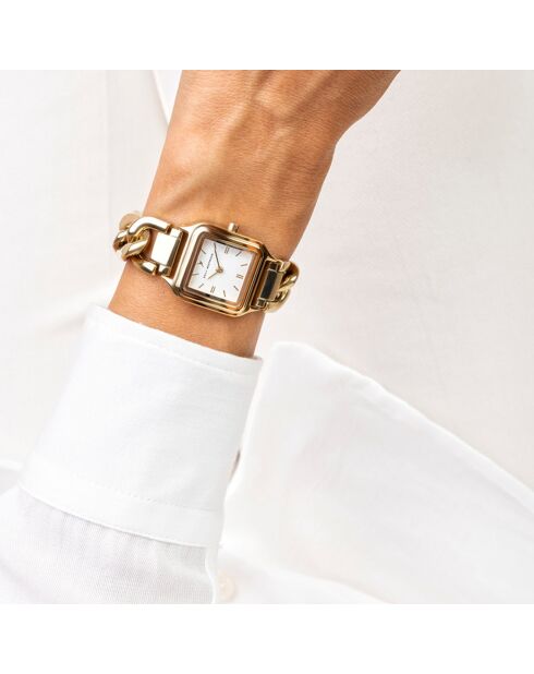 Montre en Acier dorée