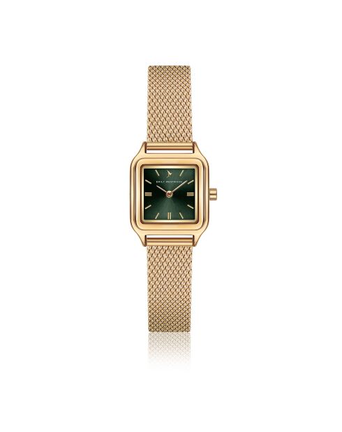 Montre en Acier mesh dorée