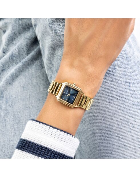 Montre en Acier dorée